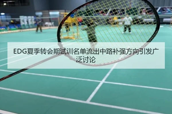 EDG夏季转会期试训名单流出中路补强方向引发广泛讨论